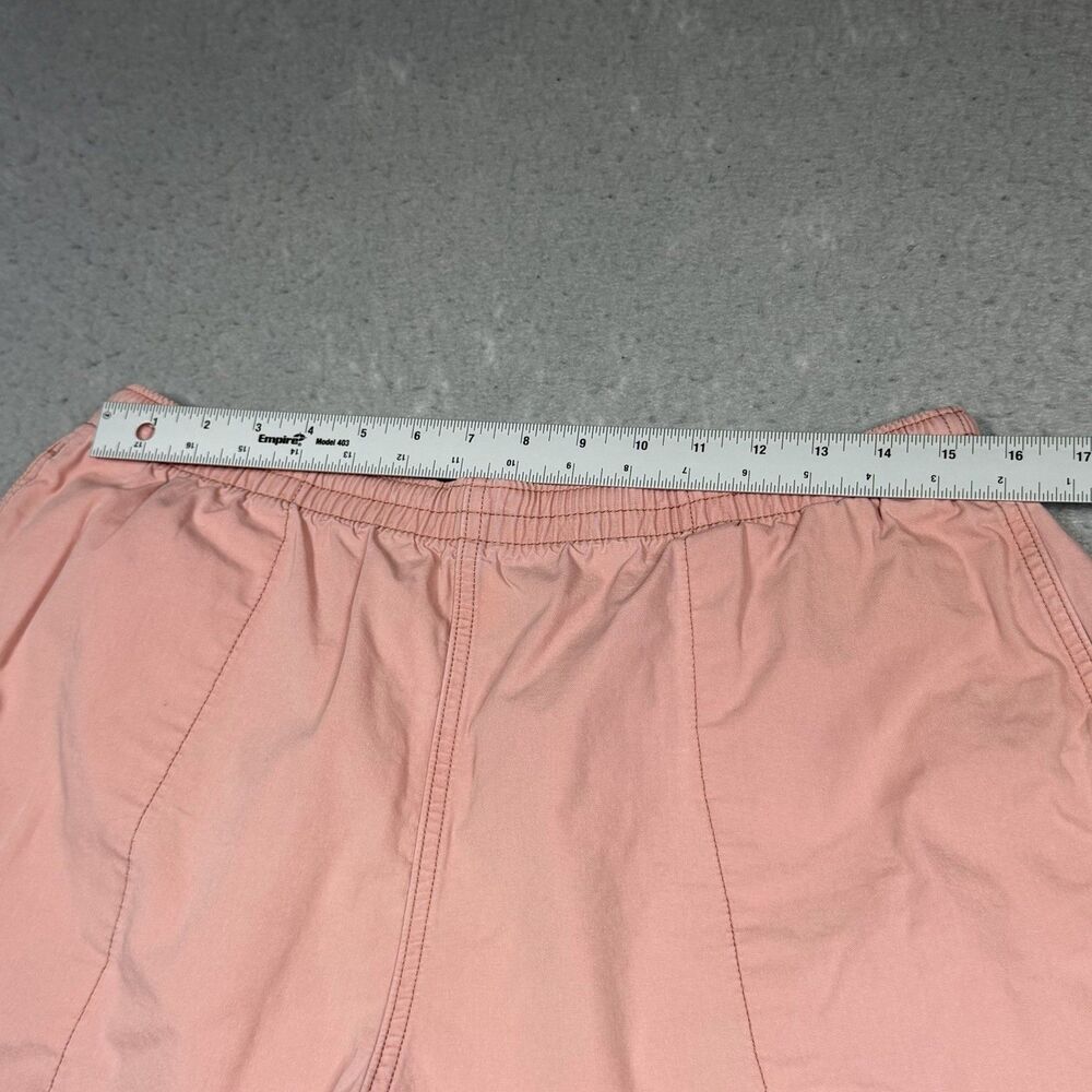 Patagonia Shorts Men Large Pink Funhoggers Khaki Elastic Waist Cotton 3 Pockets - Picture 7 of 16